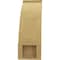 Ekena Millwork 5-inch W x 10-inch D x 14-inch H Lafayette Rough Cedar Woodgrain TimberThane Knee Brace, Primed BRCUR05X10X14LFTRCPR - alternate 5
